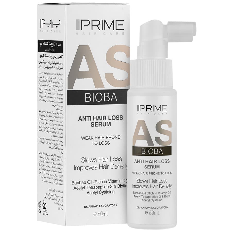 سرم تقویت کننده و ضد ریزش مو مدل AS بیوبا پرایم