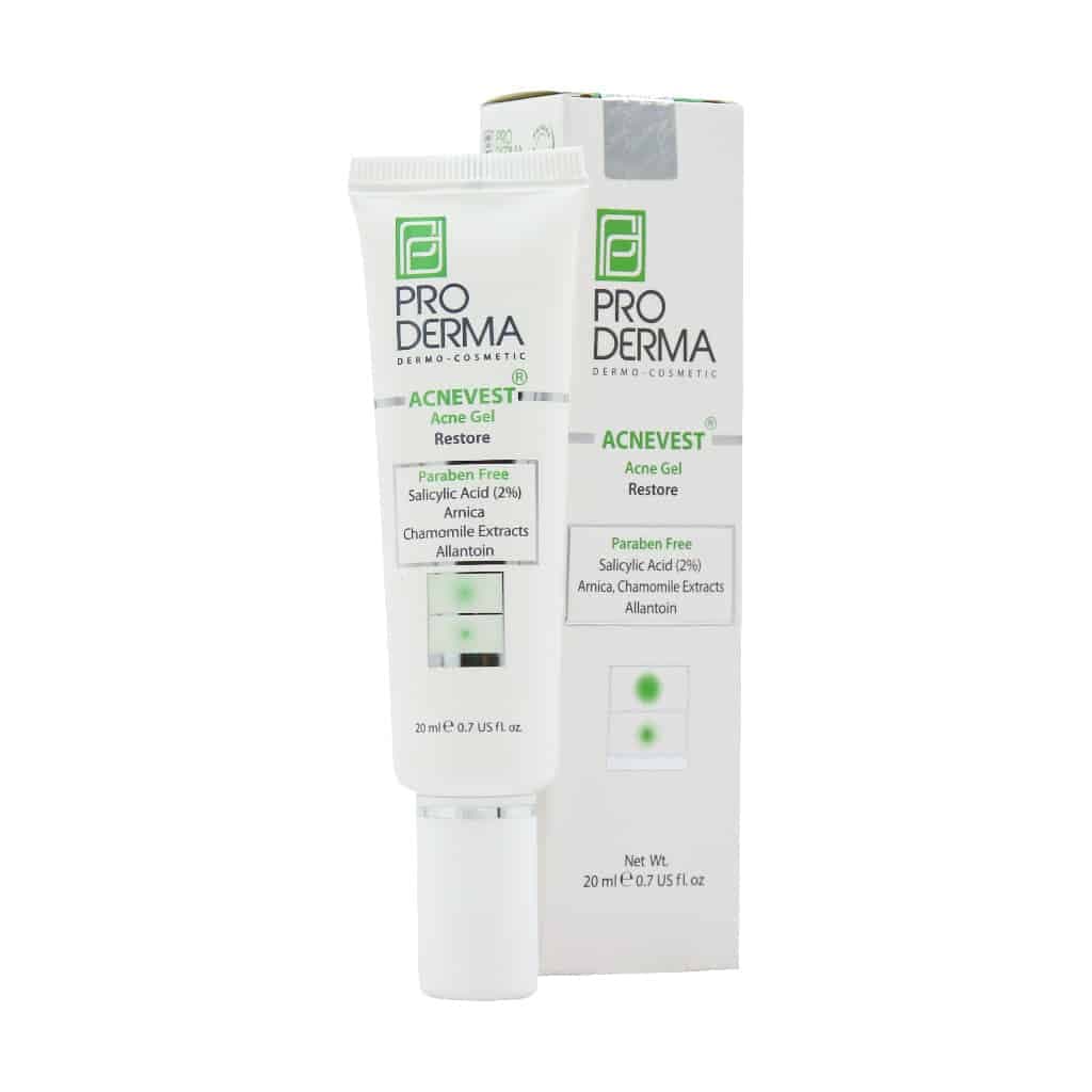 ژل کنترل کننده چربی پوست صورت آکنه وست پرودرما مناسب پوست های چرب و جوش دار 20 میلی لیتر