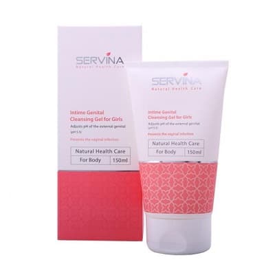 ژل بهداشتی سروینا مناسب دوشیزگان 150 میلی لیتر