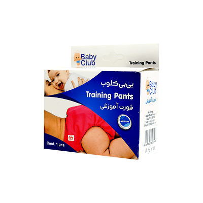 شورت آموزشی سایز متوسط بی بی کلوب 1 عددی