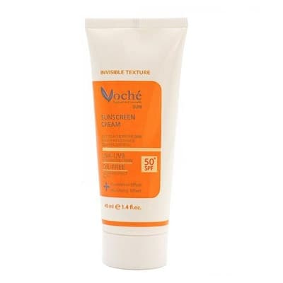کرم ضد آفتاب بی رنگ SPF50 وچه مناسب پوست های چرب و مستعد آکنه 40 میلی لیتر