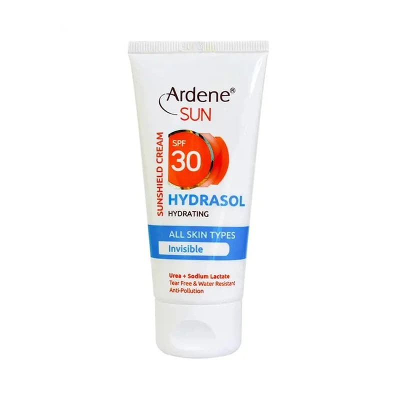 کرم ضد آفتاب مرطوب کننده بی رنگ آردن SPF30 مناسب پوست معمولی 50 گرم