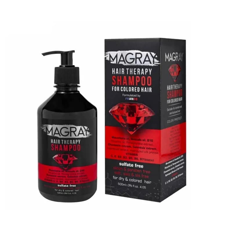 شامپو مو موهای رنگ شده ماگرای 500 میلی لیتر