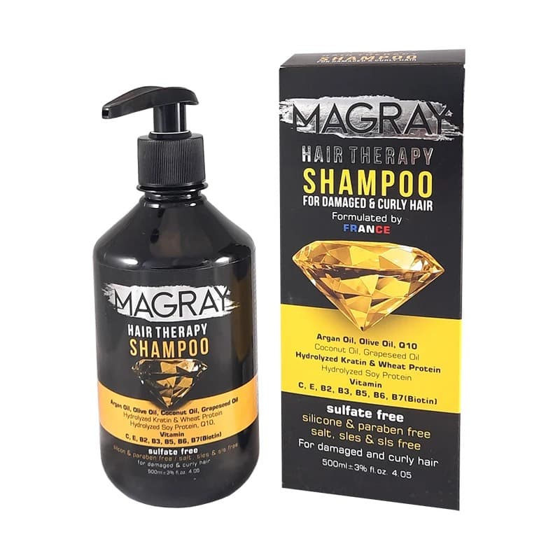 شامپو تقویت کننده موی خشک و آسیب دیده و مجعد ماگرای 500 میلی لیتر